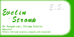evelin stromp business card